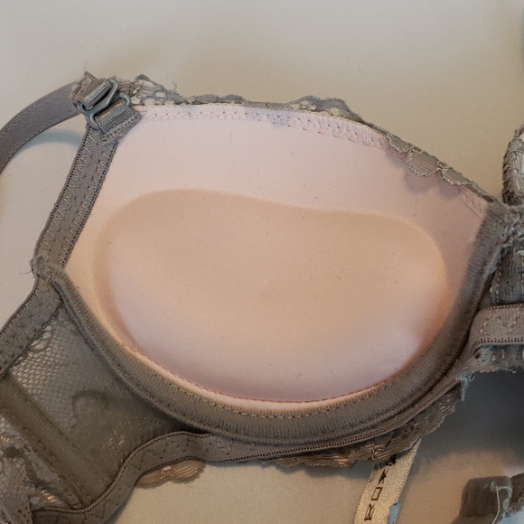 Sophie b - Grey Lace Double Pushup Bra - Picture 6 of 6